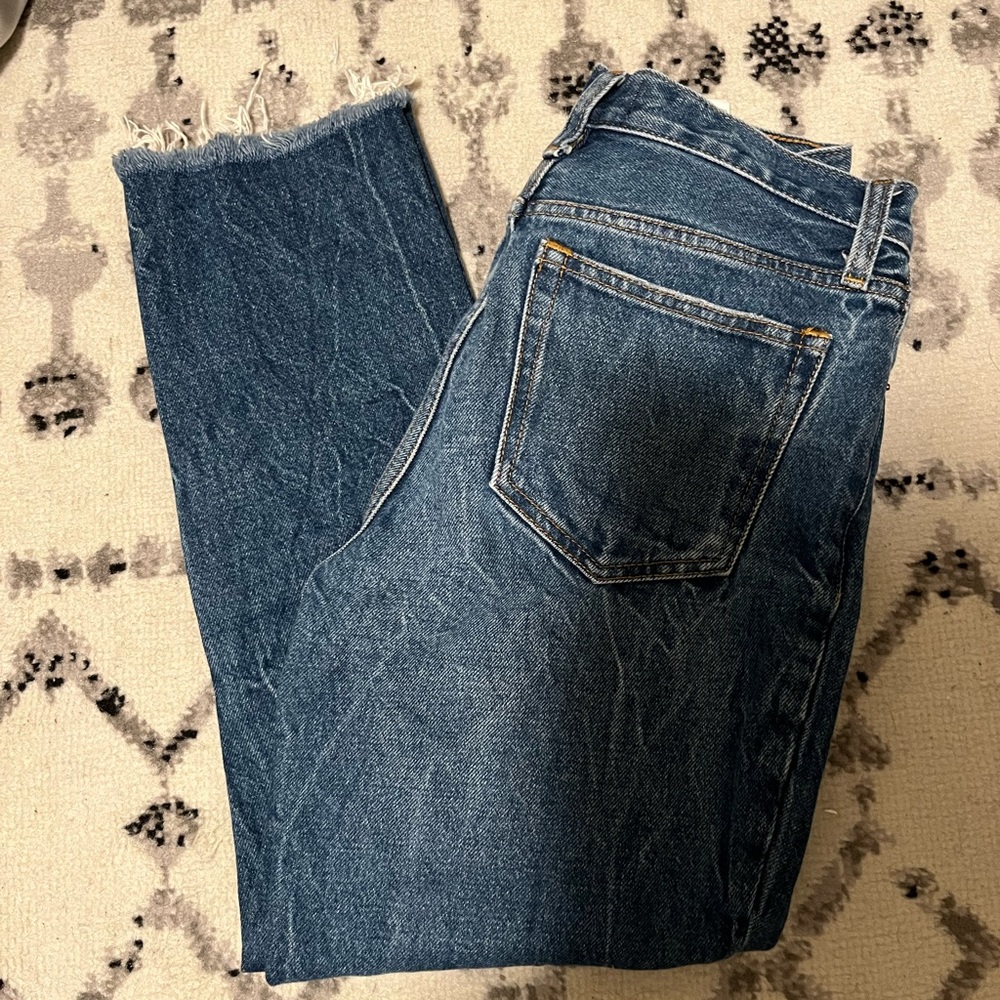 A&F High Rise Mom Jeans